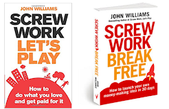 Screw Work Lets Play and Screw Work Break Free Book Covers by John Williams at The Ideas Lab crop